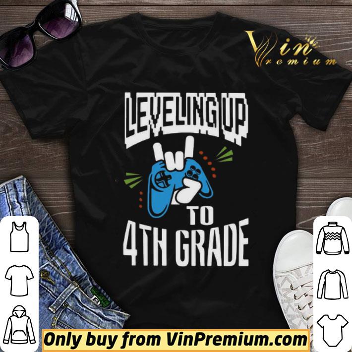 Leveling Up To 4TH Grade shirt sweater