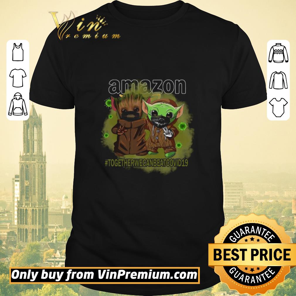 Awesome Baby Groot And Baby Yoda Face Mask Star Wars Darth Vader Amazon Together We Can Beat Covid 19 shirt sweater