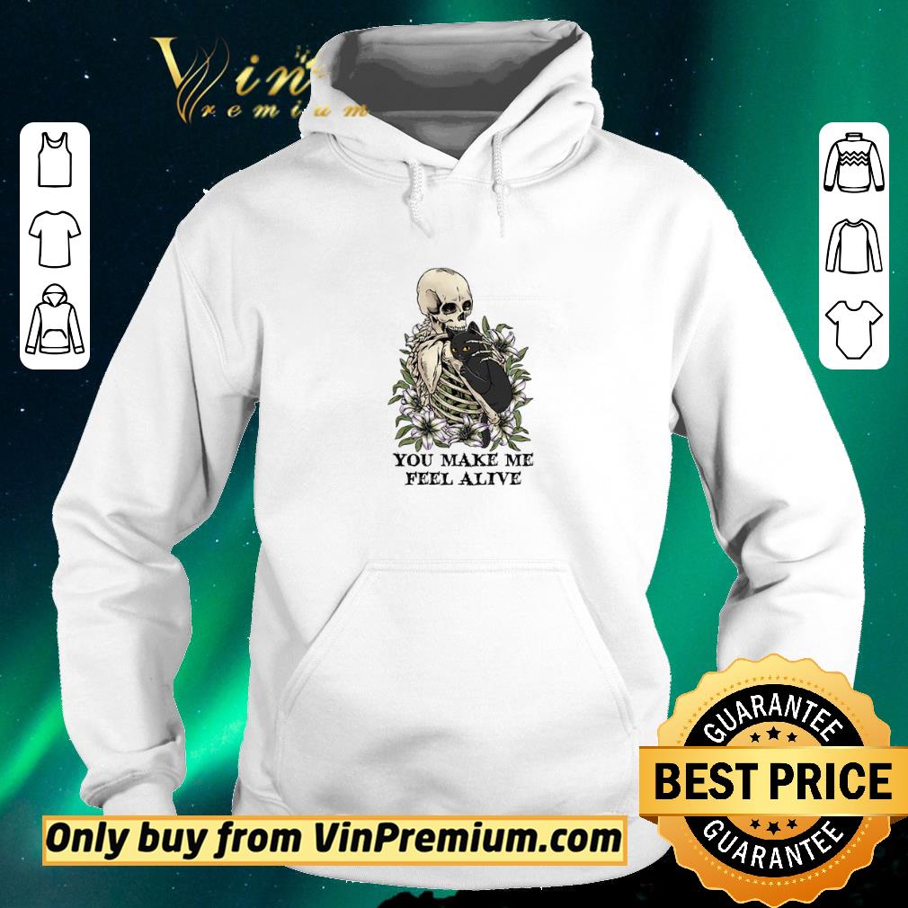 Top Skeleton Hug Black Cat You Make Me Feel Alive shirt sweater 59acb614 top skeleton hug black cat you make me feel alive shirt sweater 4 - Top Skeleton Hug Black Cat You Make Me Feel Alive shirt sweater