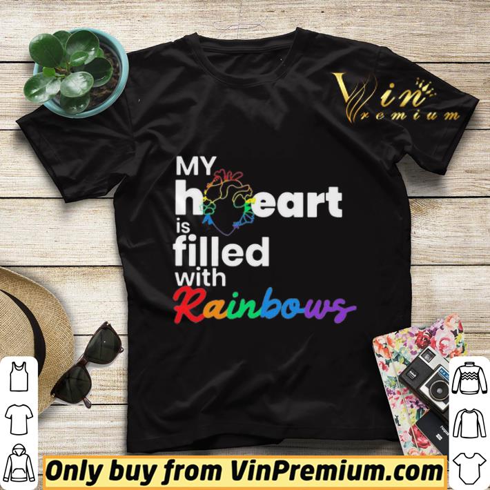 5acc74f3 my heart is filled with rainbows lgbt shirt sweater 4 - My heart is filled with rainbows LGBT shirt sweater