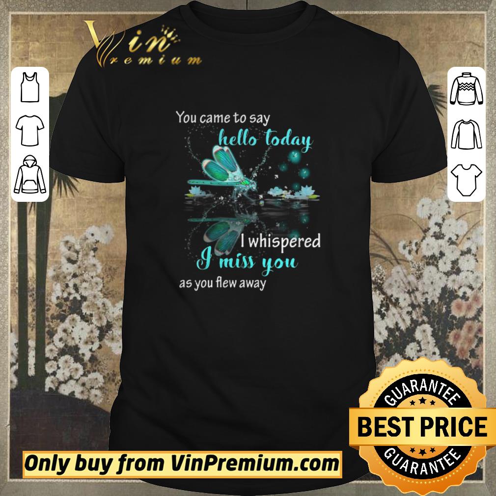 Nice You came to say hello shirt sweater