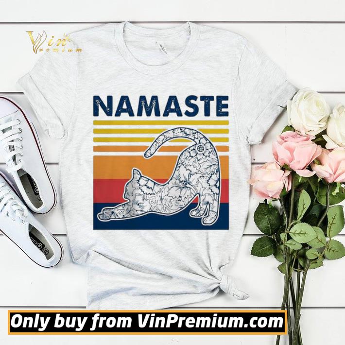 5d36d76a cat yoga namaste black best vintage shirt sweater 4 - Cat Yoga Namaste Black Best Vintage shirt sweater