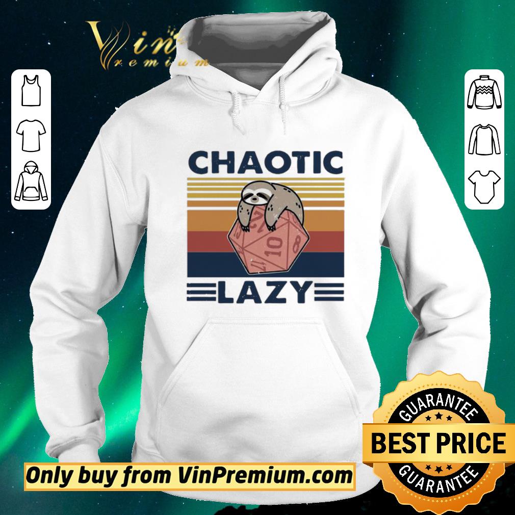 63247d78 funny sloth chaotic lazy vintage shirt sweater 4 - Funny Sloth Chaotic Lazy Vintage shirt sweater