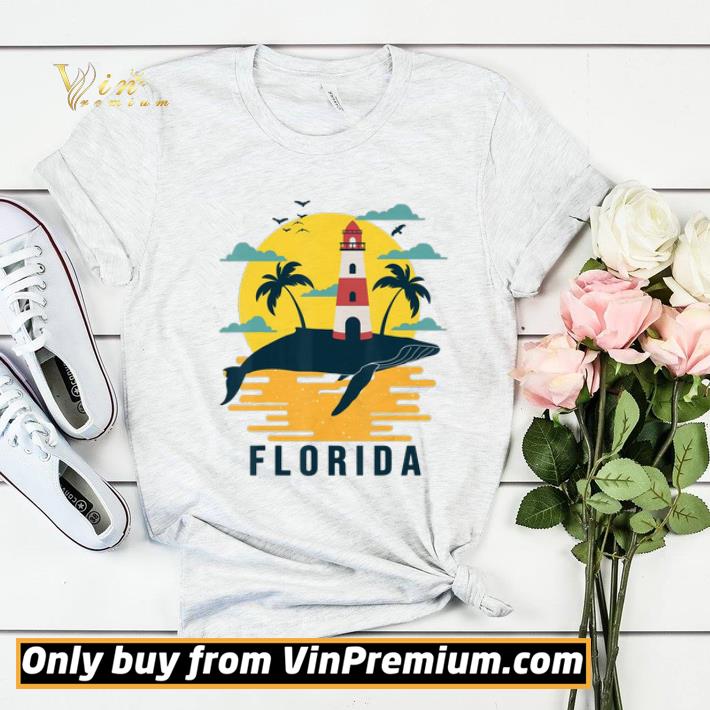 Florida Whale Lighthouse Beach Palm Tree Sunset Souvenir shirt 63986c52 florida whale lighthouse beach palm tree sunset souvenir shirt 4 - Florida Whale Lighthouse Beach Palm Tree Sunset Souvenir shirt