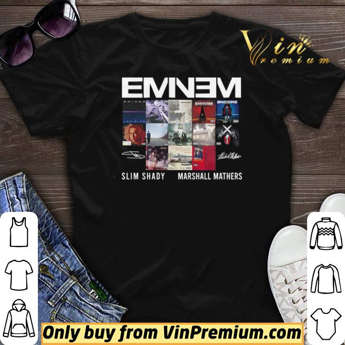 Eminem Slim Shady Marshal Mathers Signature shirt sweater