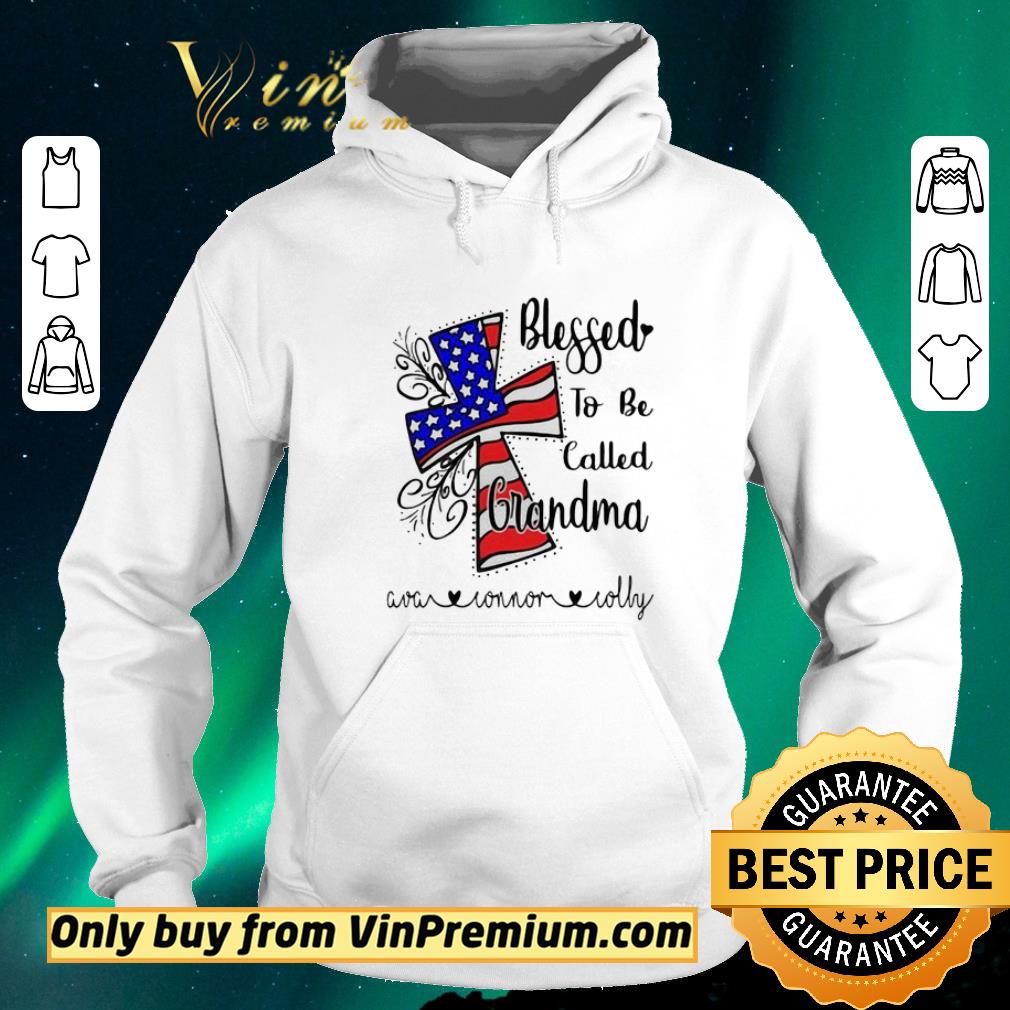 652f0f84 pretty blessed to be called grandma american flag veteran independence day shirt sweater 4 - Pretty Blessed to be called grandma American flag veteran Independence day shirt sweater