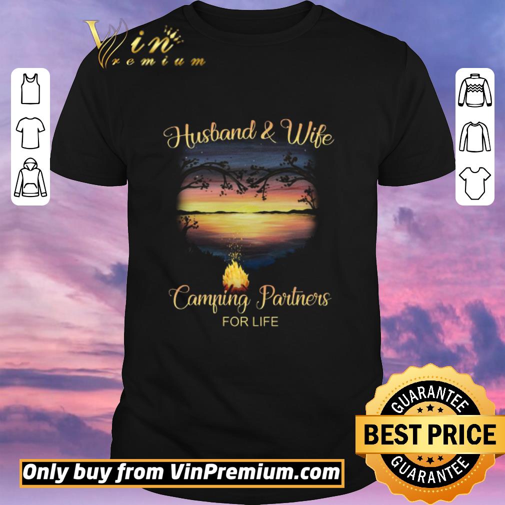 Awesome Husband and wife camping partners for life shirt sweater