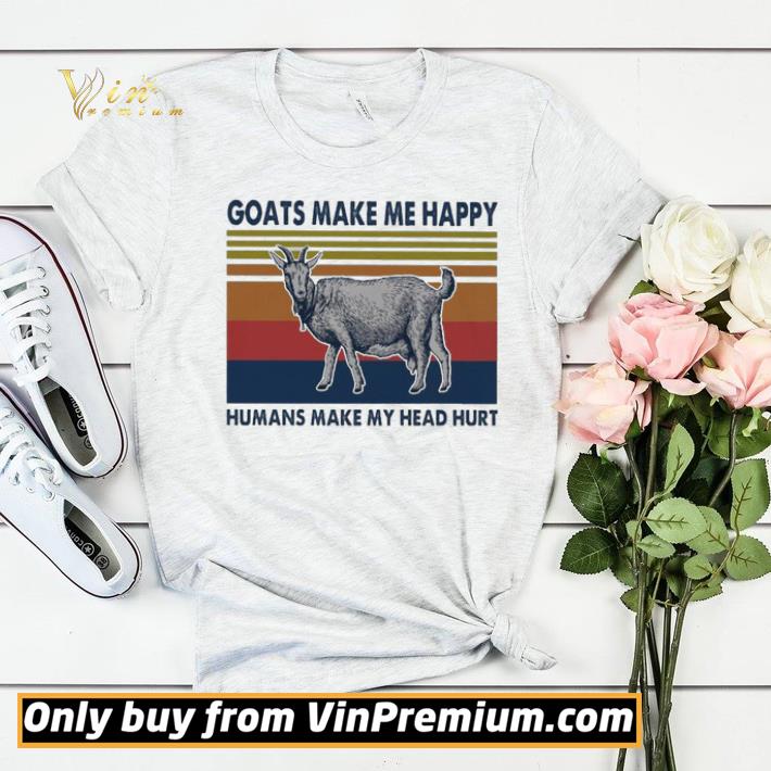 6650f30c goats make me happy humans make my head hurt vintage shirt sweater 4 - Goats make Me happy humans make My head hurt vintage shirt sweater