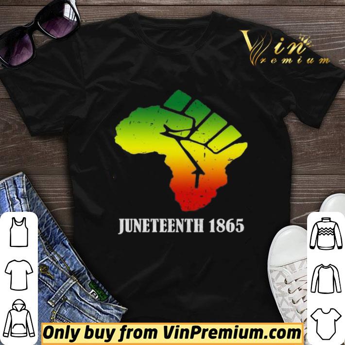 Africa Black Lives Matter Juneteenth 1865 shirt sweater