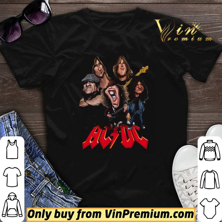 AC DC Rock Band Comic Art Photo Fridge Magnet shirt sweater
