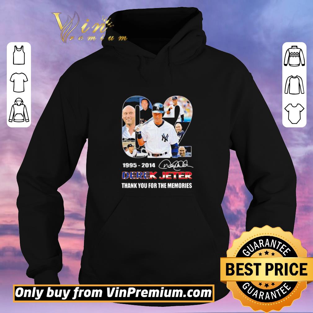 6864d60f awesome 02 1995 2014 derek jeter thank you for the memories signature shirt sweater 4 - Awesome 02 1995 2014 derek jeter thank you for the memories signature shirt sweater