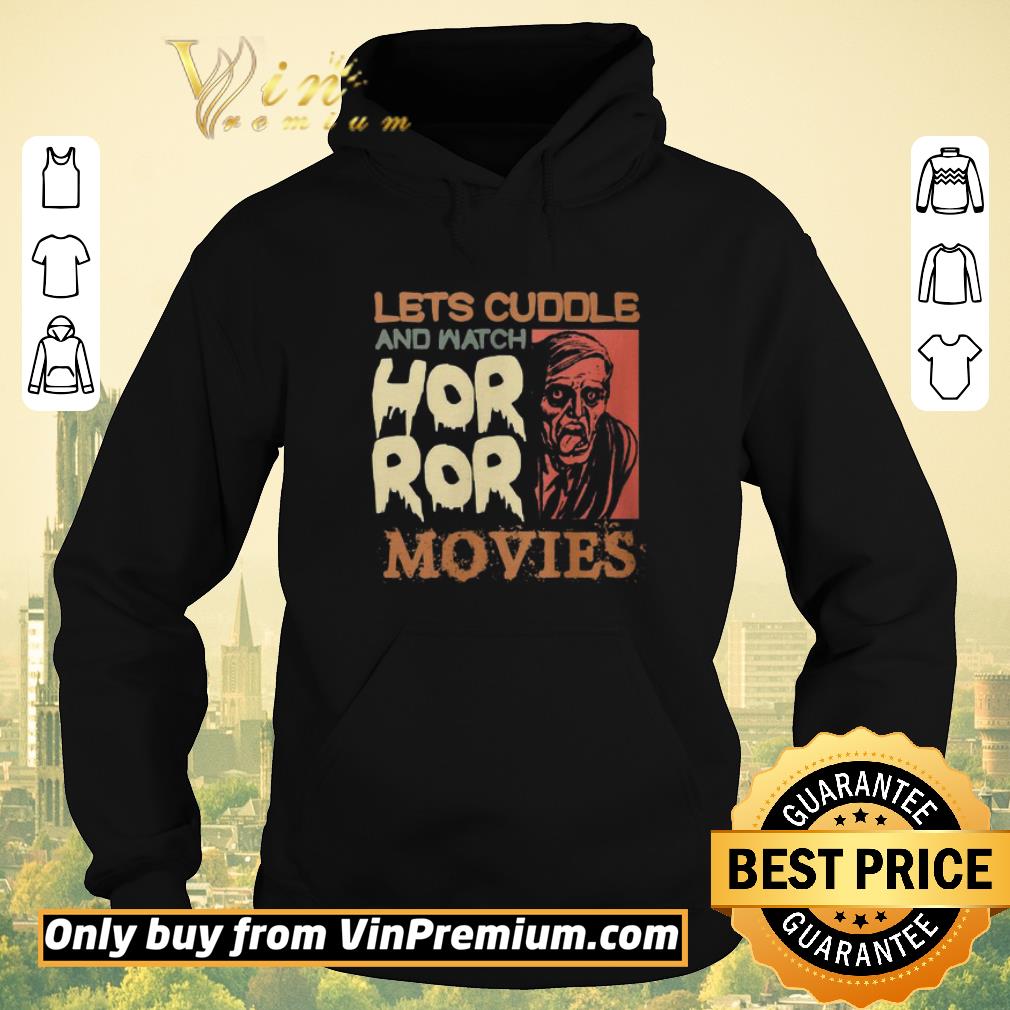6940dc8f premium let s cuddle and watch horror movies dating relationship tee slim fit shirt sweater 4 - Premium Let's Cuddle and Watch Horror Movies Dating Relationship Tee Slim Fit shirt sweater