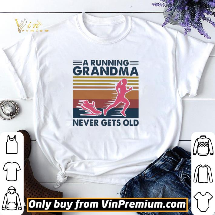 A running grandma never gets old vintage retro shirt sweater