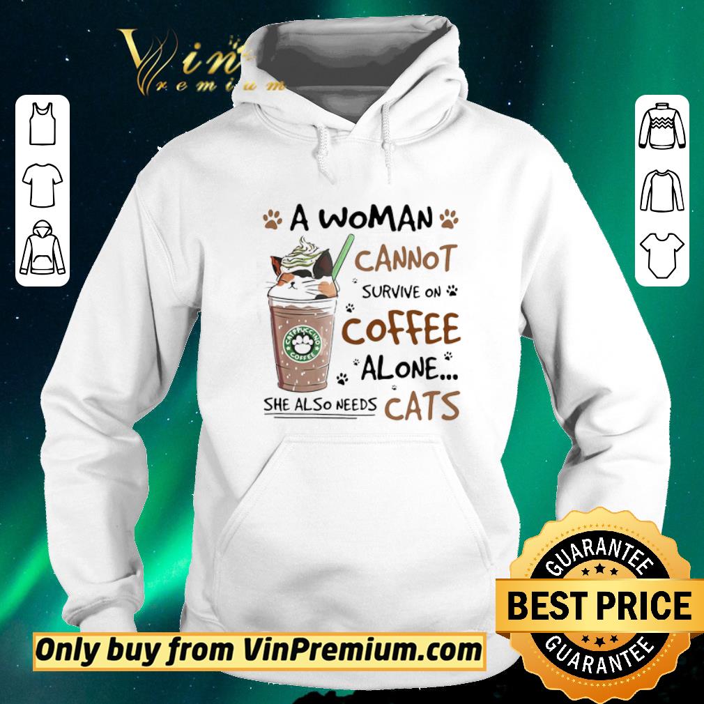 6d6d146f top a woman cannot survive on coffee alone she also needs cats footprint shirt sweater 4 - Top A Woman Cannot Survive On Coffee Alone She Also Needs Cats Footprint shirt sweater