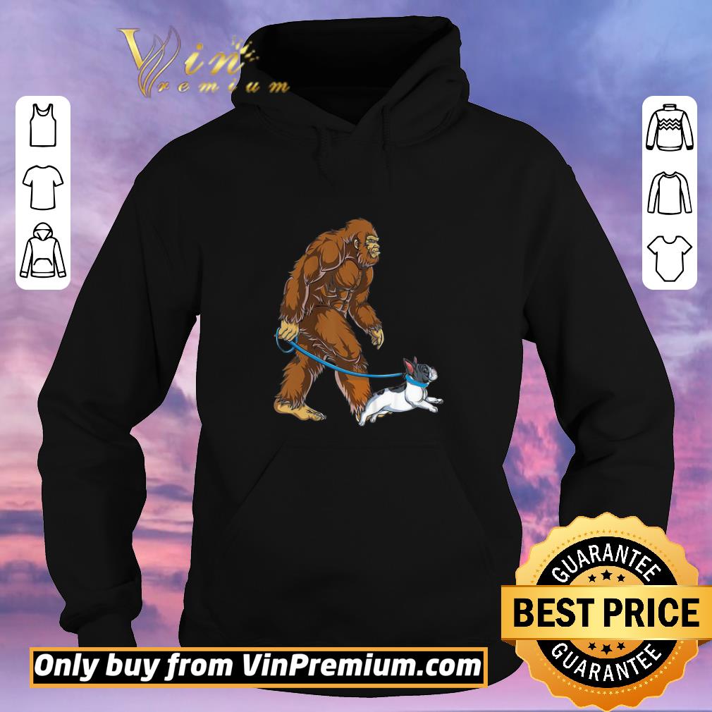 6f34ec80 pretty bigfoot sasquatch walking french bulldog shirt sweater 4 - Pretty Bigfoot Sasquatch Walking French Bulldog shirt sweater