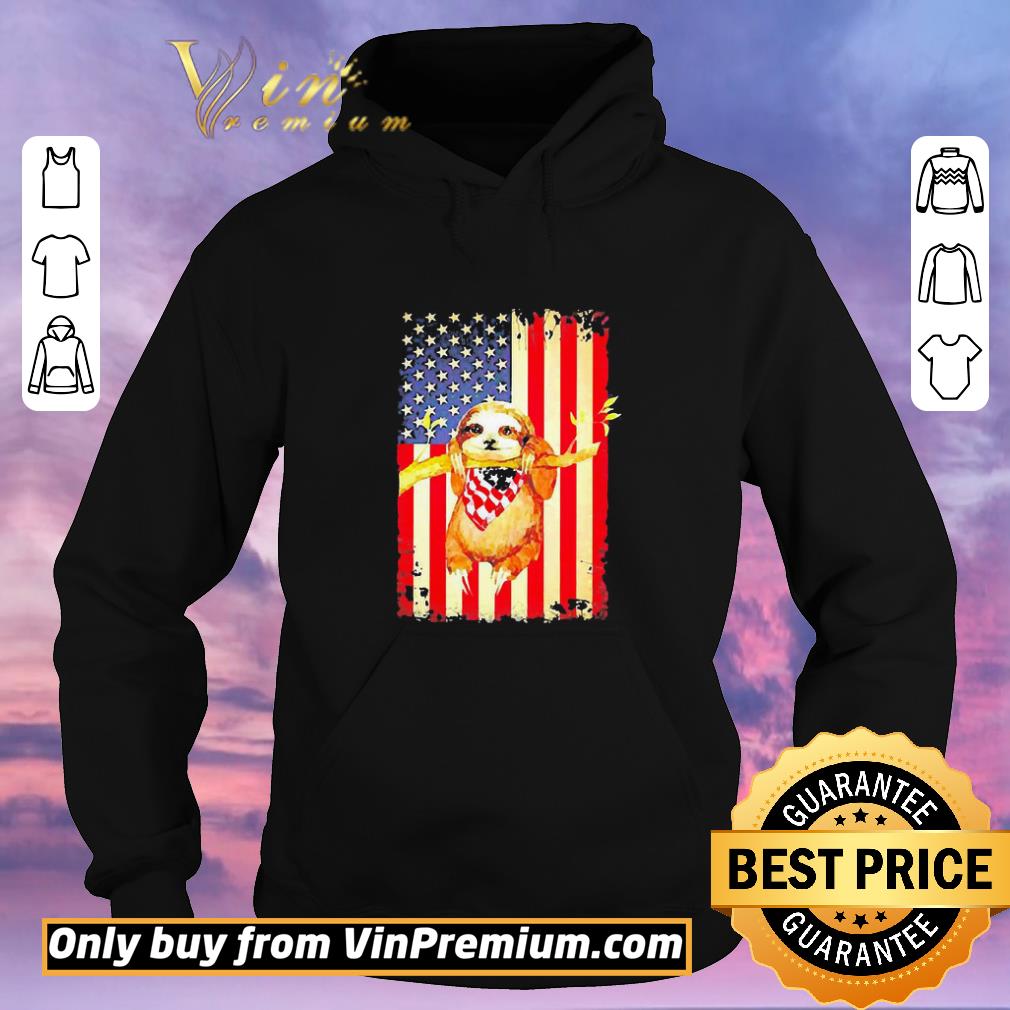 7051004c premium sloth american flag independence day shirt sweater 4 - Premium Sloth American Flag Independence Day shirt sweater