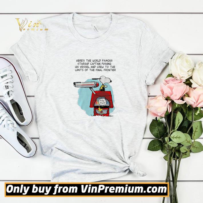 7170d0cb snoopy here s the world famous starship captain pushing his vessel shirt sweater 4 - Snoopy Here's The World Famous Starship Captain Pushing His Vessel shirt sweater