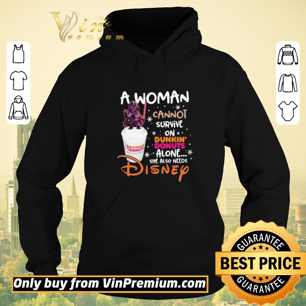 71892679 hot star wars darth vader a woman cannot survive on dunkin donuts alone she also needs disney shirt sweater 4 - Hot Star wars darth vader a woman cannot survive on dunkin donuts alone she also needs disney shirt sweater
