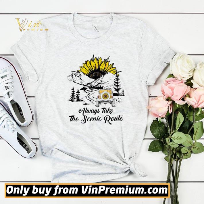 Jeep Sunflower Always Take The Scenic Route On The Mountain shirt sweater 75c6549d jeep sunflower always take the scenic route on the mountain shirt sweater 4 - Jeep Sunflower Always Take The Scenic Route On The Mountain shirt sweater