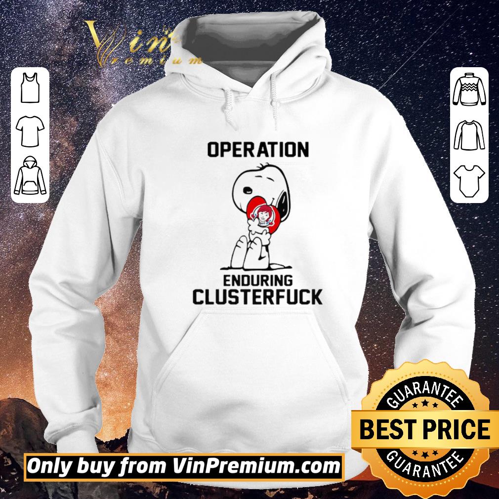 7936c3da premium snoopy hug wendy s heart operation enduring clusterfuck shirt sweater 4 - Premium snoopy hug wendy's heart operation enduring clusterfuck shirt sweater