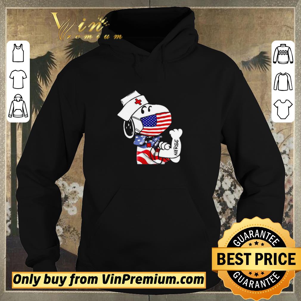 7ab89061 original snoopy nurse american flag 4th of july coronavirus shirt sweater 4 - Original Snoopy Nurse American Flag 4th Of July Coronavirus shirt sweater