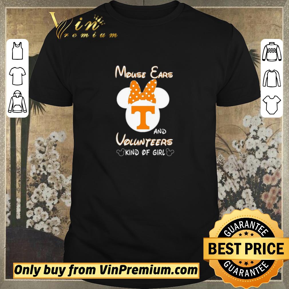 Official Minnie Mouse Ears And Tennessee Volunteers Kind Of Girl shirt sweater