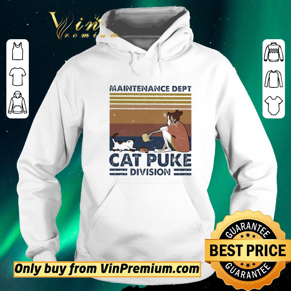 7d599a7c nice maintenance dept cat puke division vintage retro shirt sweater 4 - Nice Maintenance dept cat puke division vintage retro shirt sweater