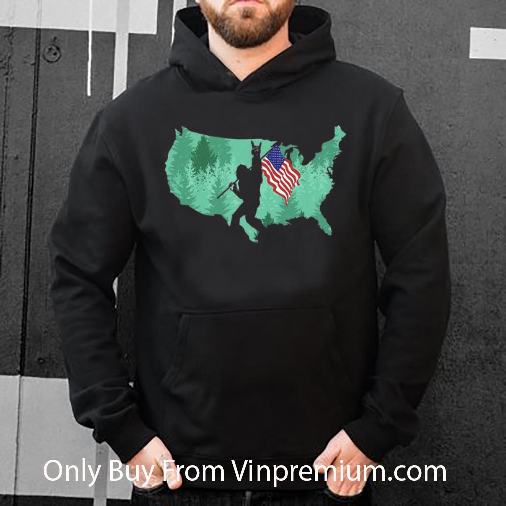7dbdfb9d top bigfoot forrest american map flag shirt 4 - Top Bigfoot Forrest American Map Flag shirt