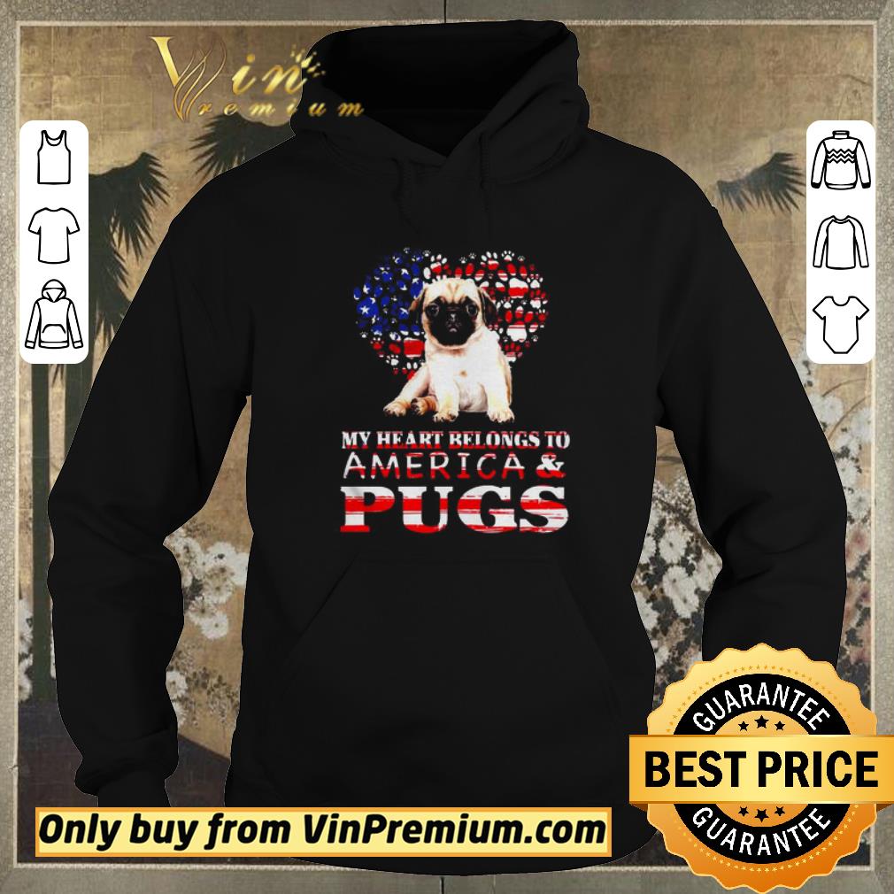 7ec53b31 premium my heart belongs to america and pugs shirt sweater 4 - Premium My heart belongs to america and pugs shirt sweater