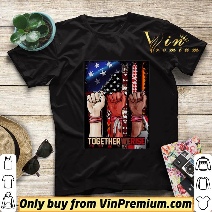 7f04ce0b black live matter strong hand together we rise american flag shirt sweater 4 - Black Live Matter Strong Hand Together We Rise American Flag shirt sweater