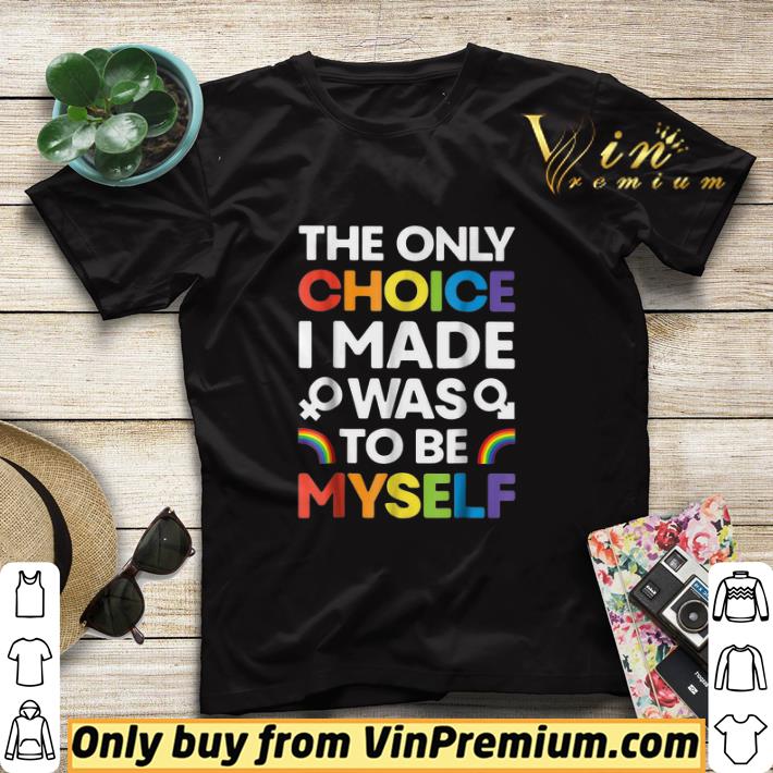 7f702b79 lgbt the only choice i made was to be myself shirt sweater 4 - Lgbt The Only Choice I Made Was To Be Myself shirt sweater