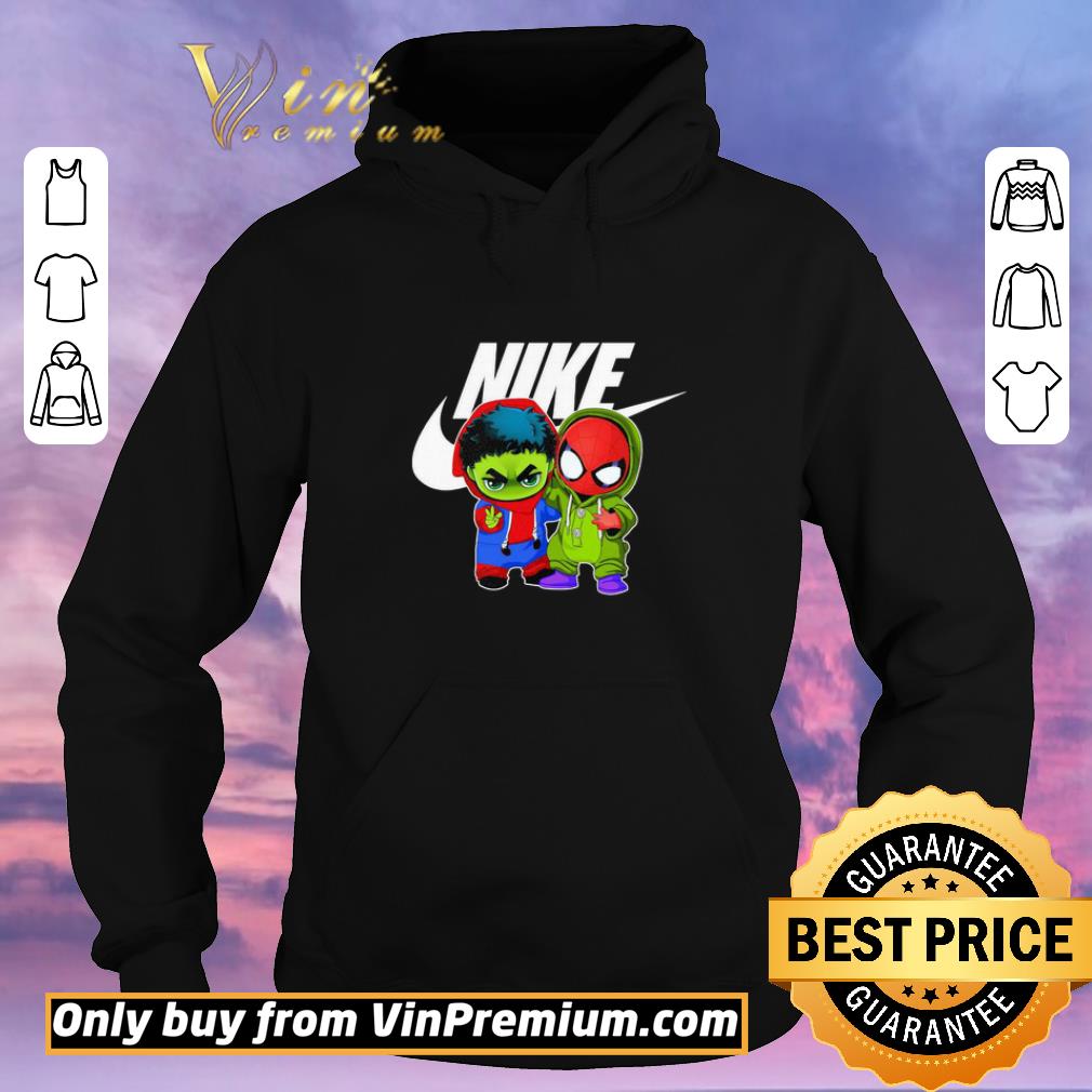 Pretty Nike hulk and spiderman chibi shirt sweater 80094310 pretty nike hulk and spiderman chibi shirt sweater 4 - Pretty Nike hulk and spiderman chibi shirt sweater