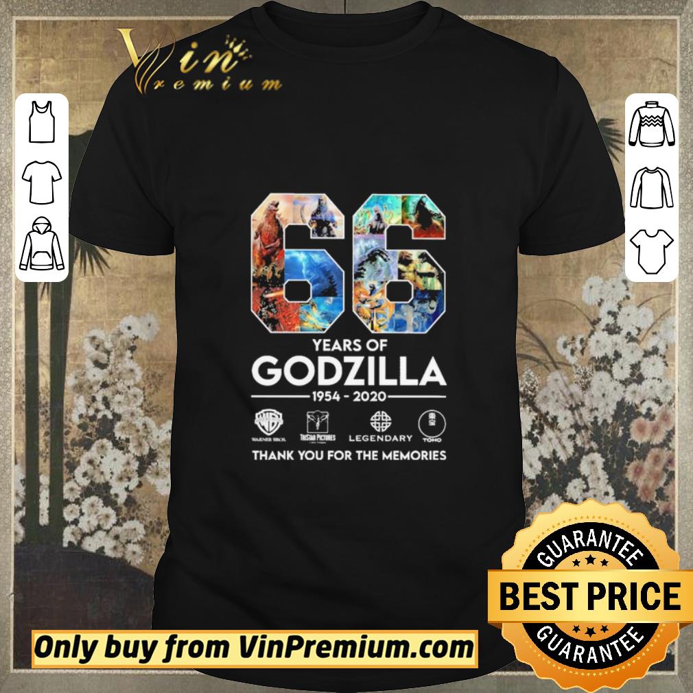 Premium 66 years of Godzilla 1954 2020 thank you for the memories shirt sweater
