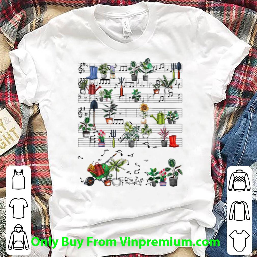 Official Wheelbarrow Garden Music shirt