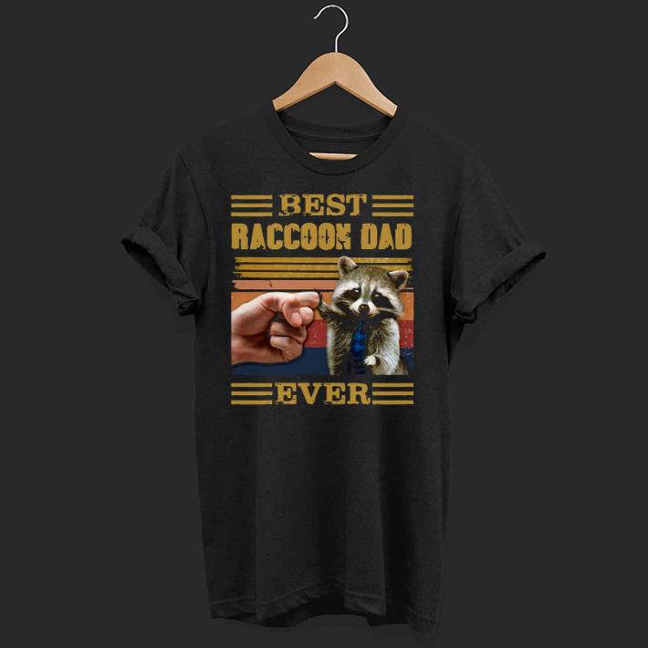 Awesome Best Raccoon Dad Ever Vintage Shirt