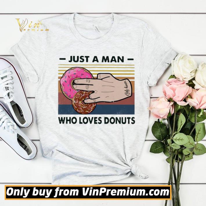 846cba9d just a man who loves donuts vintage shirt sweater 4 - Just A Man Who Loves Donuts Vintage shirt sweater