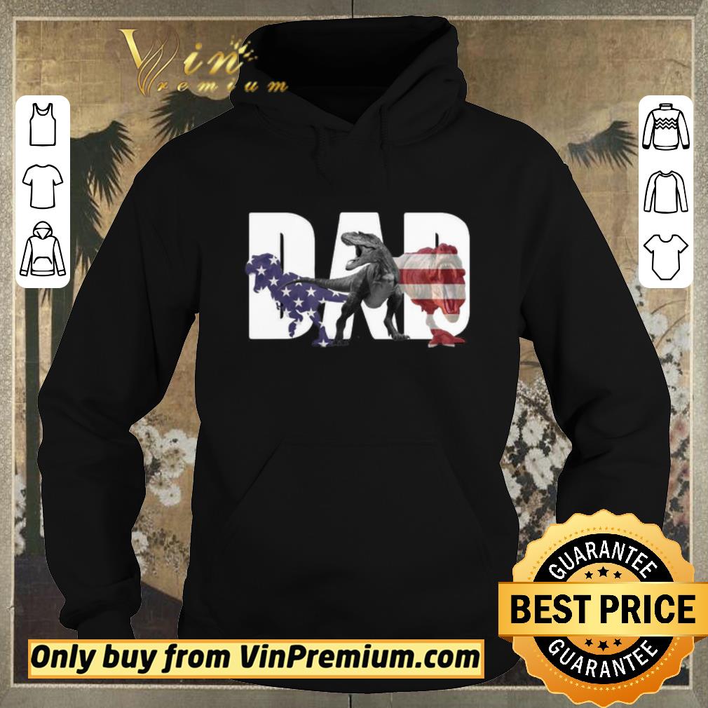855290f7 hot dinosaur t rex dad american flag shirt sweater 4 - Hot Dinosaur T Rex Dad American Flag shirt sweater