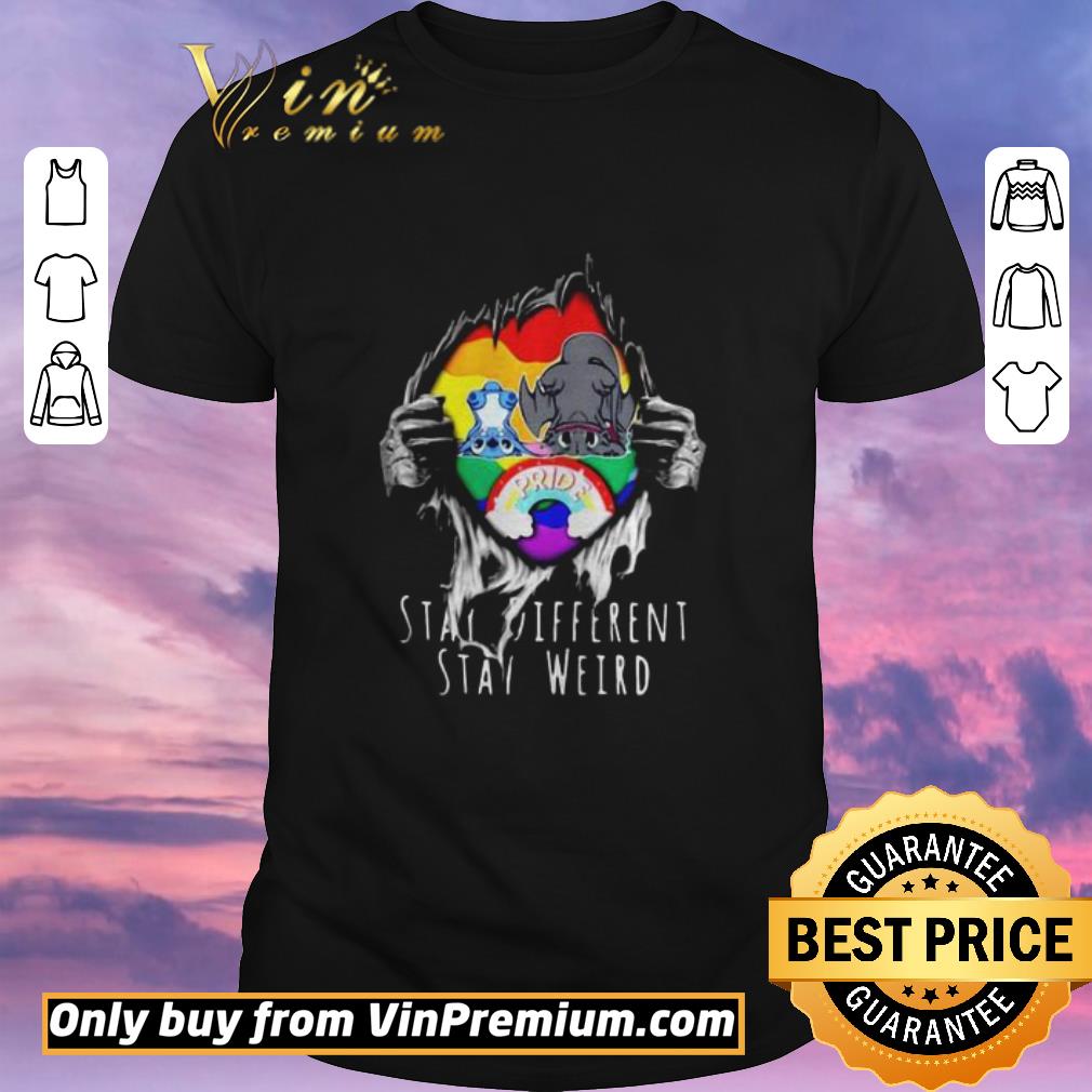Official Blood Inside Me Stitch And Night Fury Stay Different Stay Weird shirt sweater