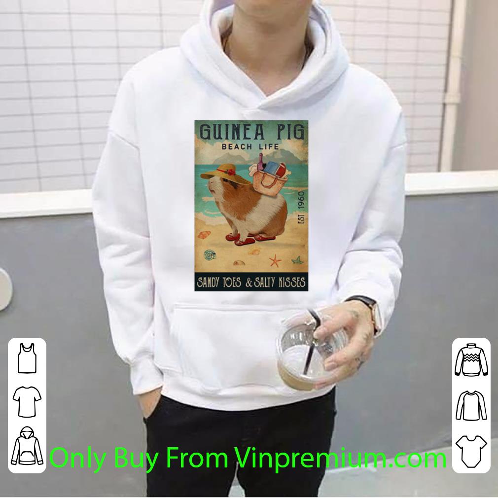 8daf1bb3 hot guinea pig beach life sandy toes and salty kisses est 1960 shirt 4 - Hot Guinea Pig Beach Life Sandy Toes And Salty Kisses Est. 1960 shirt