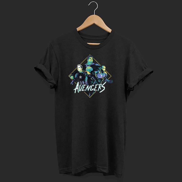 Nice Marvel Avengers Endgame Hulk Iron Man Captain America Trio Shirt