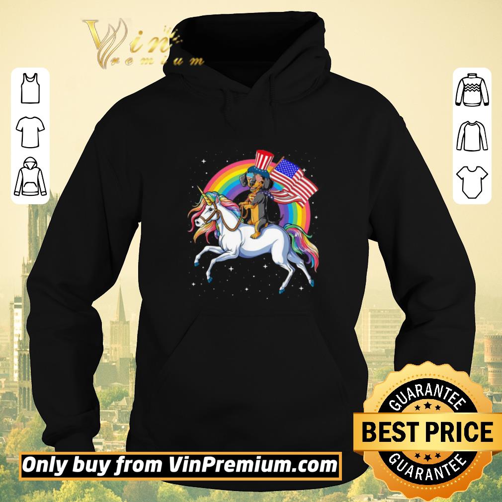 8f3c7654 hot dachshund riding unicorn happy independence shirt sweater 4 - Hot Dachshund Riding Unicorn Happy Independence shirt sweater