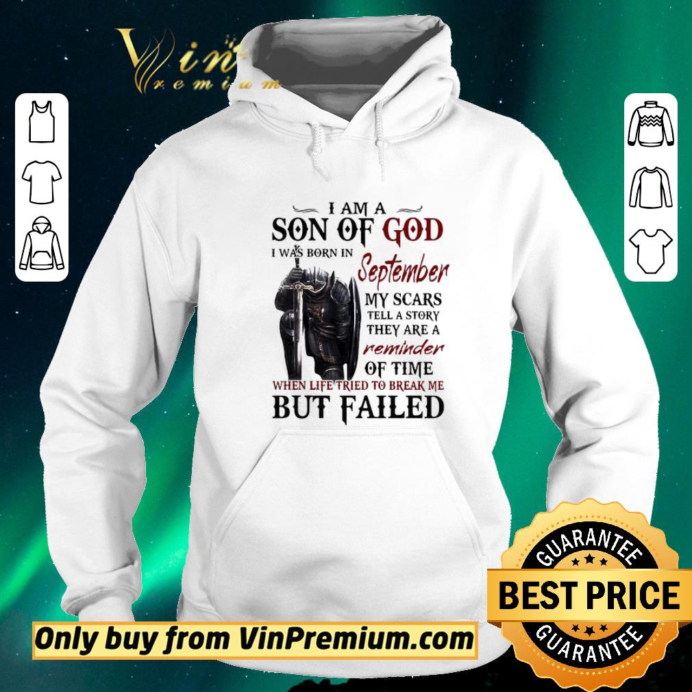 8f9c79e2 pretty templar knight i am son of god i was born in september shirt sweater 4 - Pretty Templar Knight I Am Son Of God I was Born In September shirt sweater