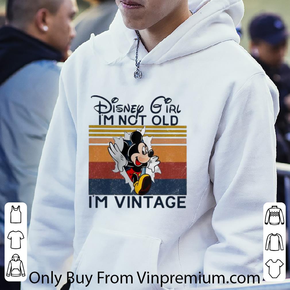 8fe327cb pretty vintage mickey mouse disney girl i m not old i m vintage shirt 4 - Pretty Vintage Mickey Mouse Disney Girl I’m Not Old I’m Vintage shirt