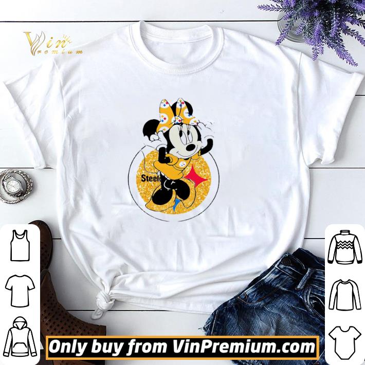 Disney Minnie Mouse Pittsburgh Steelers Football shirt sweater