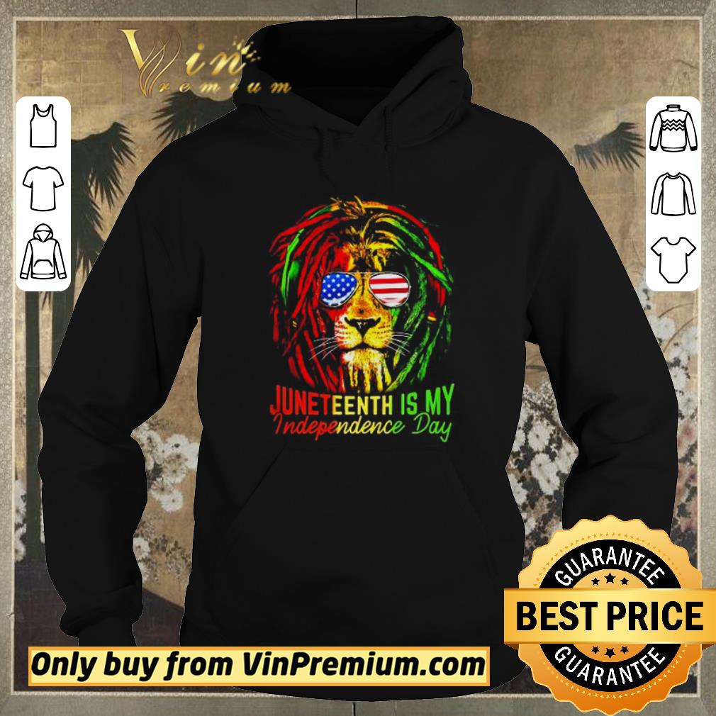 9127c1cb funny lion juneteenth is my independence day shirt 4 - Funny Lion juneteenth is my independence day shirt