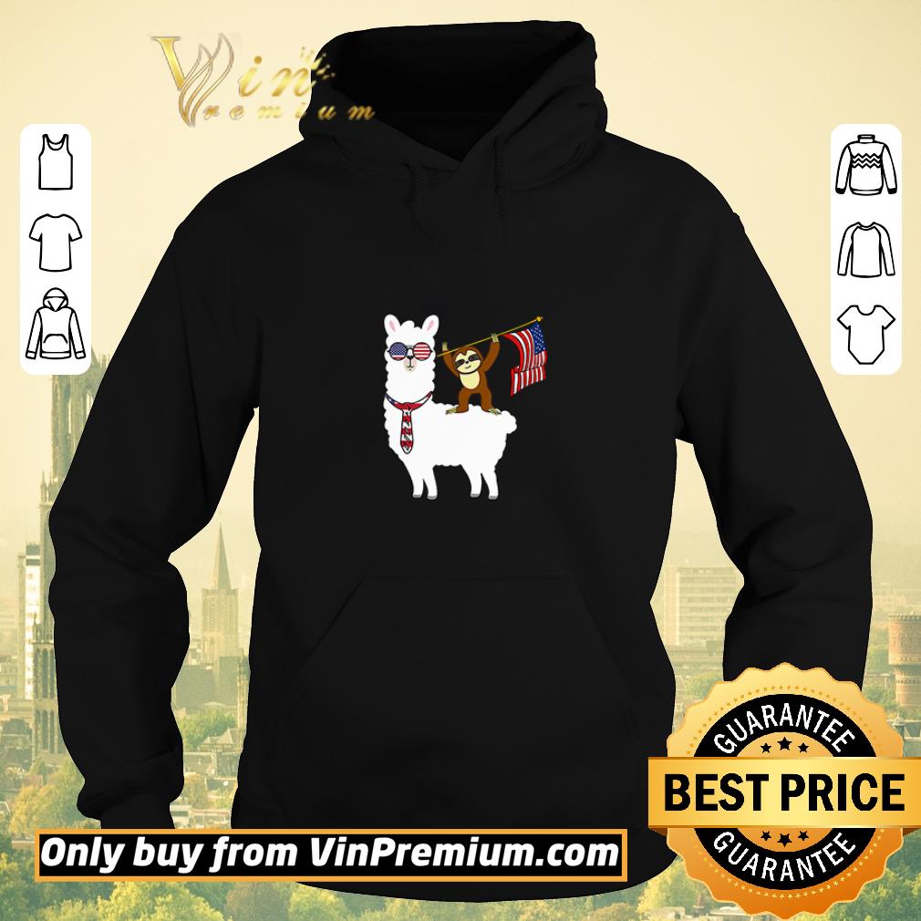Official Sloth Riding Llama 4th Of July shirt sweater 9188afc7 official sloth riding llama 4th of july shirt sweater 4 - Official Sloth Riding Llama 4th Of July shirt sweater