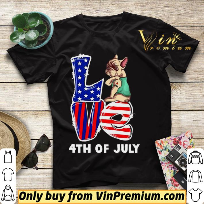 French Bulldog Dog Tattoo I Love USA 4th Of July shirt sweater 91e67e81 french bulldog dog tattoo i love usa 4th of july shirt sweater 4 - French Bulldog Dog Tattoo I Love USA 4th Of July shirt sweater