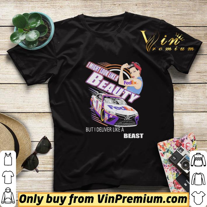 94d483fb fedex strong girl i might look like a beauty but i deliver like a beast shirt sweater 4 - Fedex Strong girl i might look like a beauty but i deliver like a beast shirt sweater