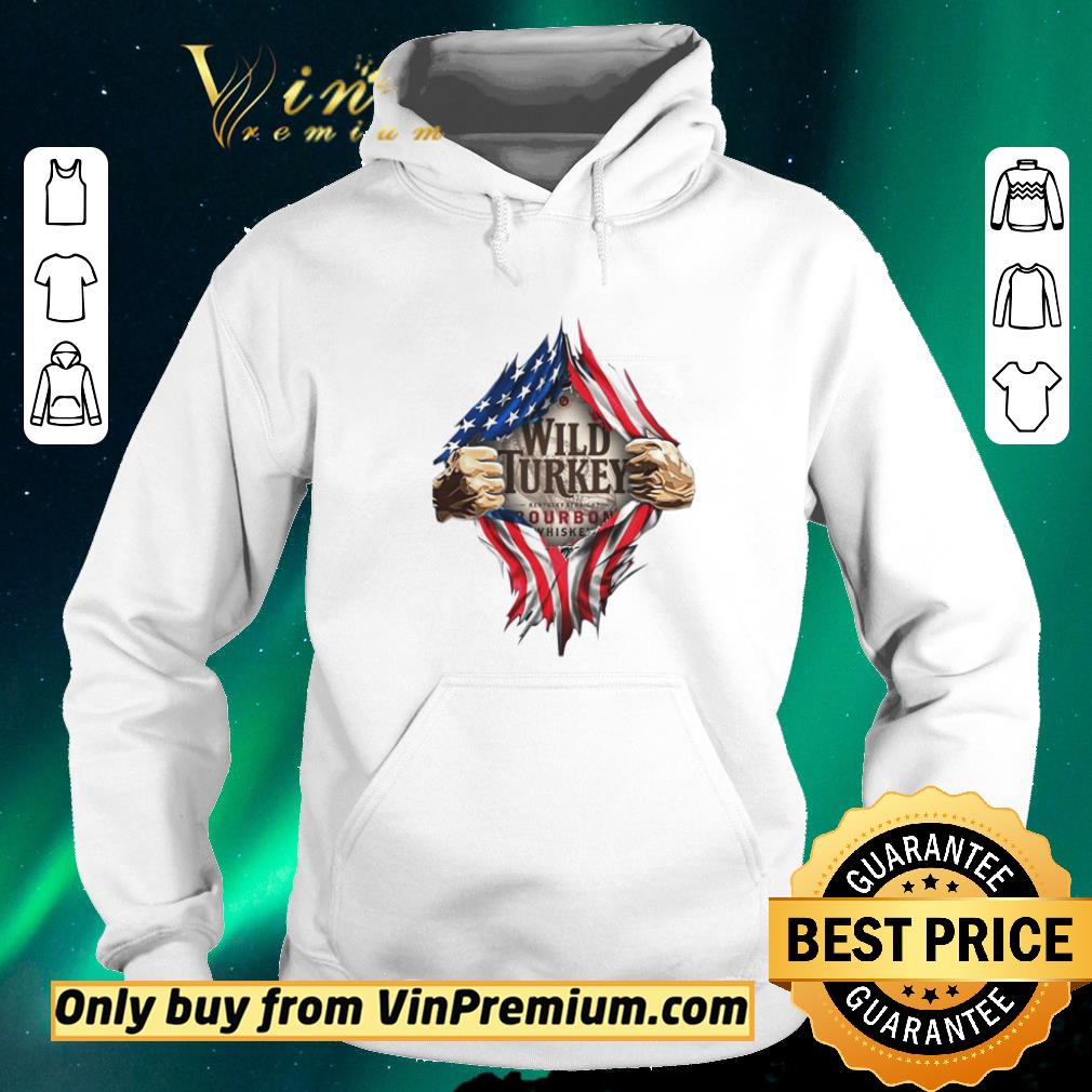 95a97899 awesome blood insides me wild turkey kentucky straight bourbon whiskey american flag shirt 4 - Awesome Blood insides me Wild Turkey Kentucky Straight Bourbon Whiskey American flag shirt