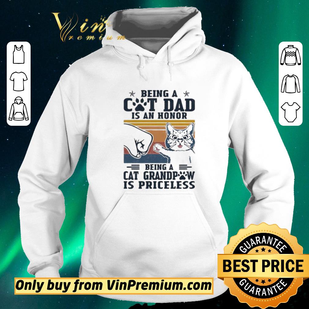 Awesome Being a paw cat dad is an honor being a cat grandpaw is priceless father’s day vintage retro shirt sweater 9937657c awesome being a paw cat dad is an honor being a cat grandpaw is priceless father s day vintage retro shirt sweater 4 - Awesome Being a paw cat dad is an honor being a cat grandpaw is priceless father’s day vintage retro shirt sweater